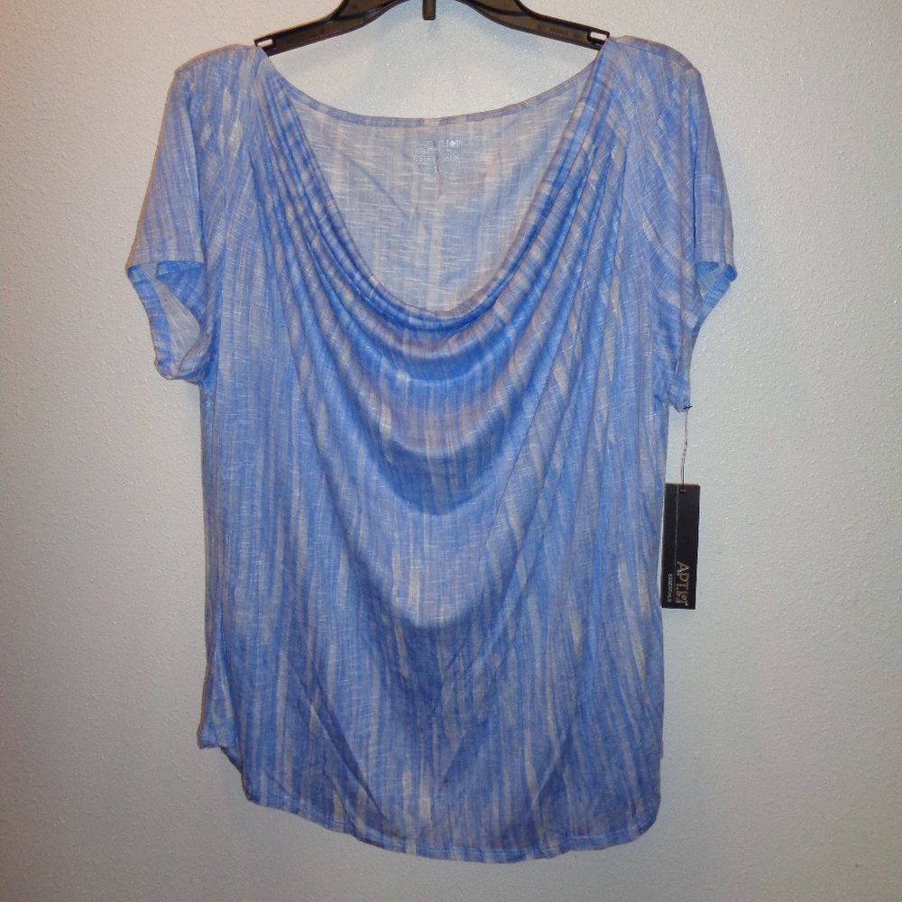 APT. 9 Essentials Drape Neck Top Size XL NWT